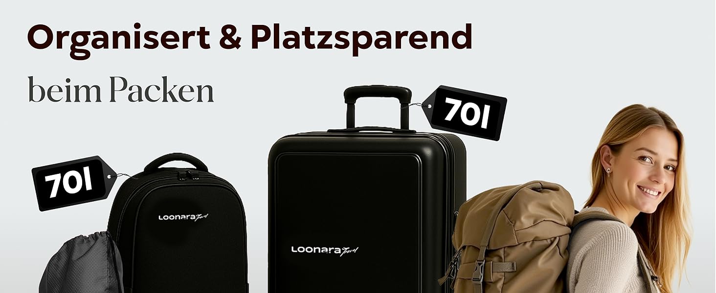 Набір кубиків для пакування з компресією для валізи та рюкзака, 3 шт, Alpine Slate (сірий)