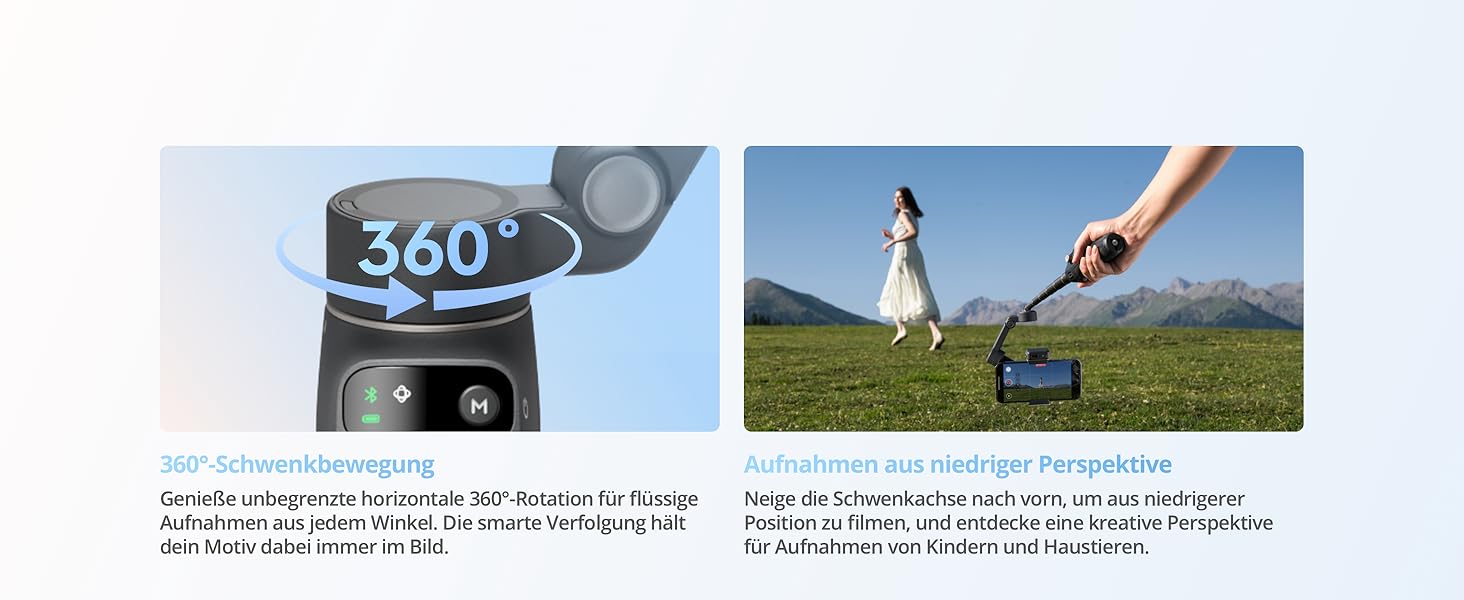 DJI Osmo Mobile 8 Kreativ Combo (Мікрофон DJI Mic Mini), Стабілізатор для смартфона, AI-трекінг, 360° обертання