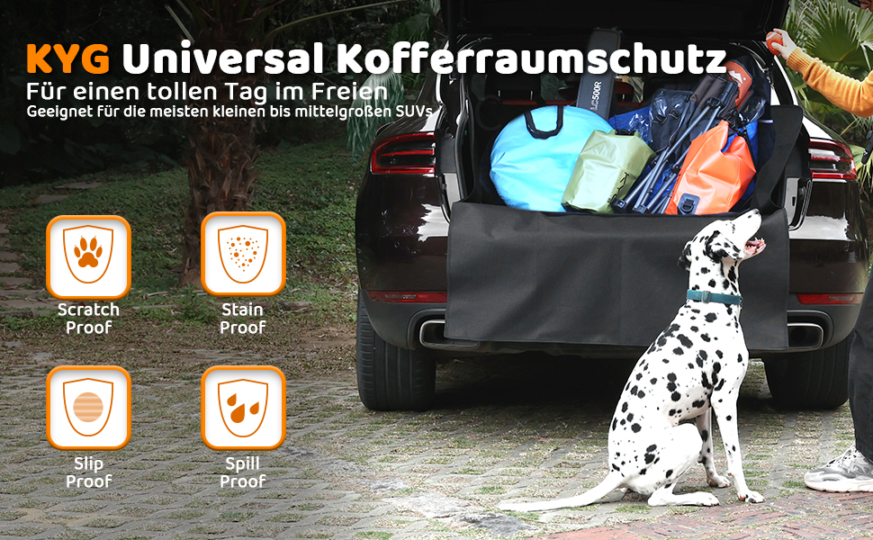 Захист для багажника авто: вологостійкий килимок для собак (184x103 см)