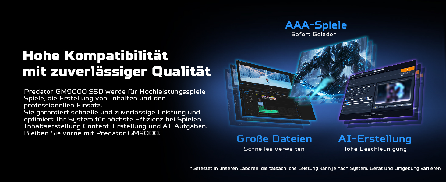 SSD Acer Predator GM9000 Gen5 1TB NVMe PCIe 5.0 - Швидкий накопичувач для ігор та ПК