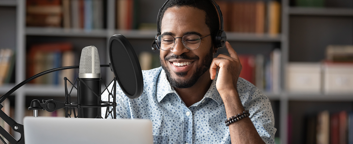 Мікрофон TONOR TC-2030 USB з великою мембраною для ПК, студії, стрімінгу, YouTube, співу, геймінгу. Комплект з мікрофонним штативом. 192 кГц/24 біт.