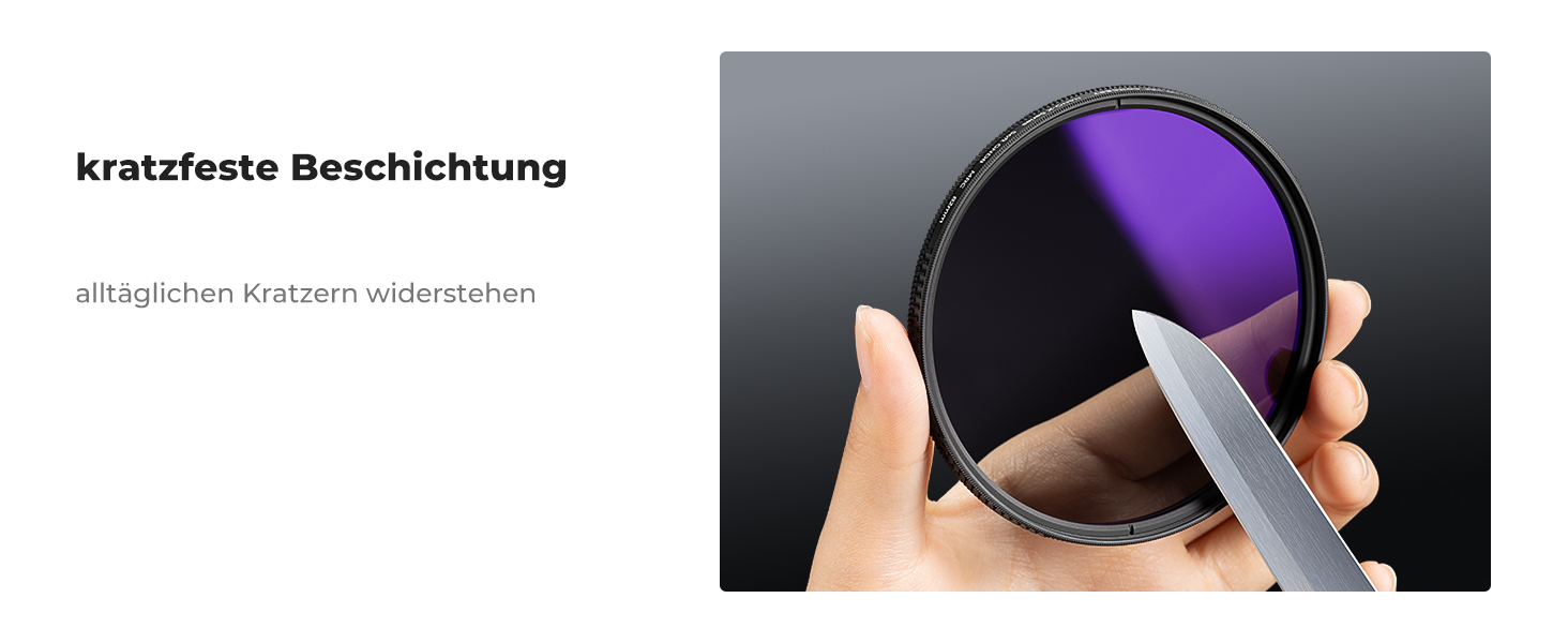 Фільтр градієнтний K&F Concept Nano-X 58mm Soft GND8 ND0.9 (3 стопи, 12.5%) - сірий