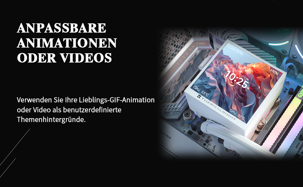 TR Hyper Vision 360 UB ARGB: Смарт-система водяного охолодження CPU з LCD-дисплеєм 3.95