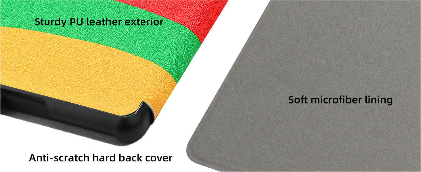 Чохол для Kindle 6' (2024/2022) WALNEW: PU шкіра, авто-сон/пробудження, Smart Cover для Ebook-Reader Kindle 6 дюймів