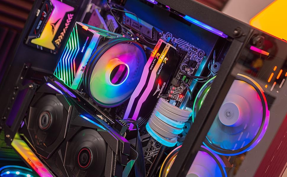 Mars Gaming MCPU33: Кулер для процесора з 2 FRGB, 3 Heatpipes, 140W, тихий вентилятор 11cm