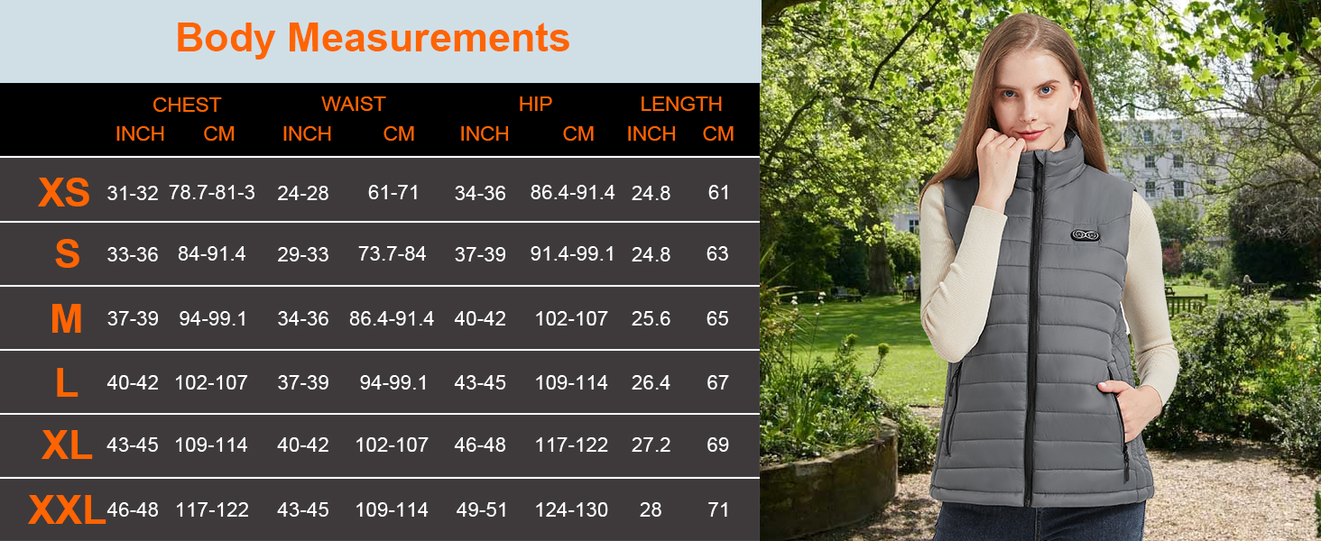 Електрична гріюча жилетка для жінок Gokozy з 5 зонами нагріву та Powerbank, сіра