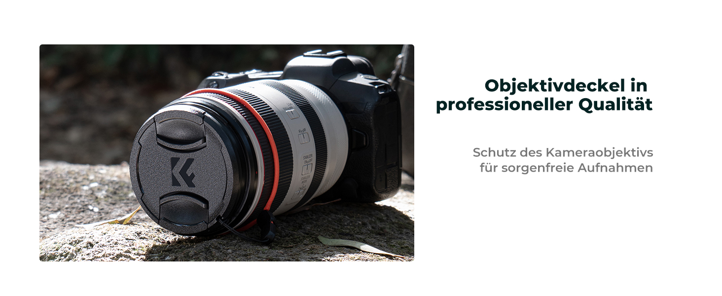 Фільтр UV K&F Concept 58mm з кришкою для об'єктива, серветкою для очищення, захисним фільтром з 18-шаровим нанопокриттям (Nano Klear)