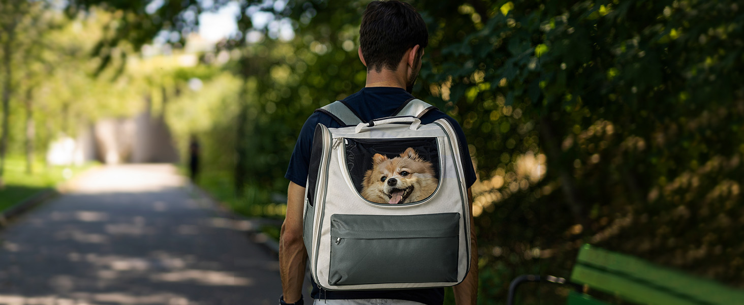 Розширюваний рюкзак для кота та собаки, переноска для тварин, рюкзак для великих котів та маленьких собак до 8 кг, переноска-рюкзак для транспортування/поїздок/кемпінгу