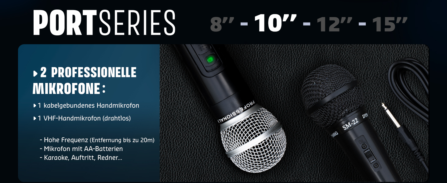 Портативна акустика Ibiza PORT12VHF-BT 12