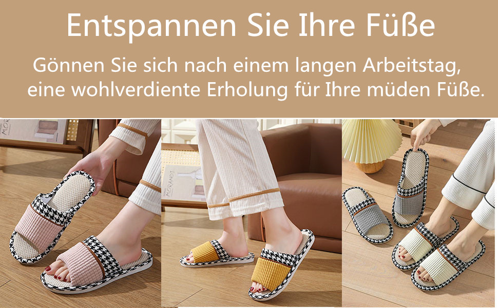 Тапочки для гостей зимові, лляні, миючі, з антиковзким покриттям, для жінок та чоловіків, унісекс, з відкритим носком, розмір 42/43 EU, блакитні