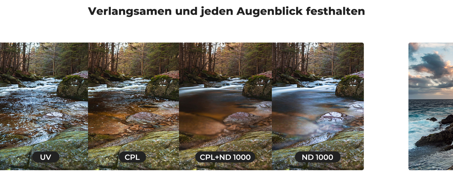 Набір магнітних фільтрів K&F Concept 82mm: MCUV, CPL, ND1000 з адаптером та сумкою (Nano-Xcel)