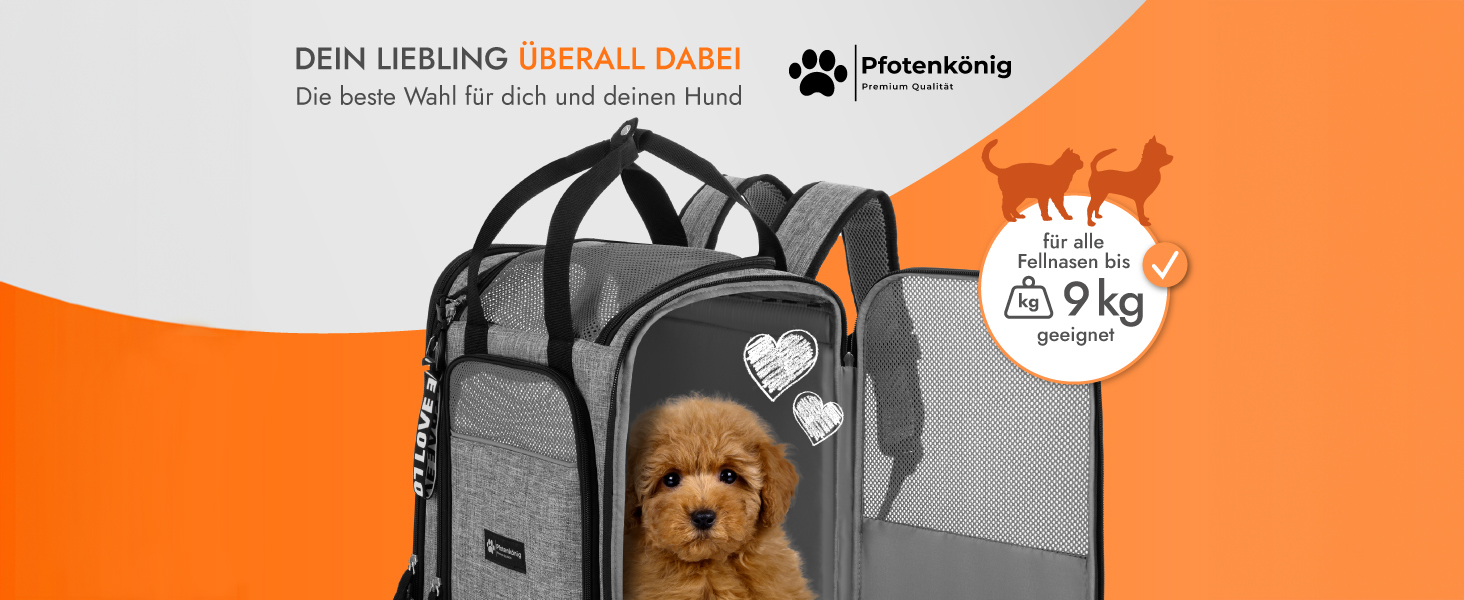 Рюкзак для кота/собаки Premium [3в1] - до 9 кг - з ременем - для прогулянок та транспортування. Ідеальний для походів. Сірий колір