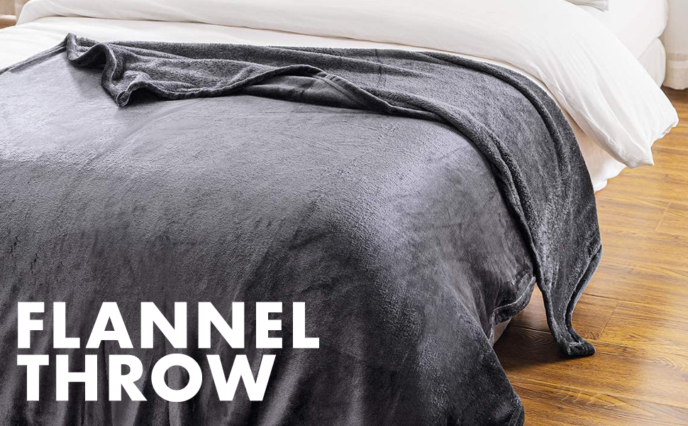 Плед KEPLIN Luxuriöse: великий, м'який, плюшевий, з мікрофібри, 150 x Queen, темно-сірий