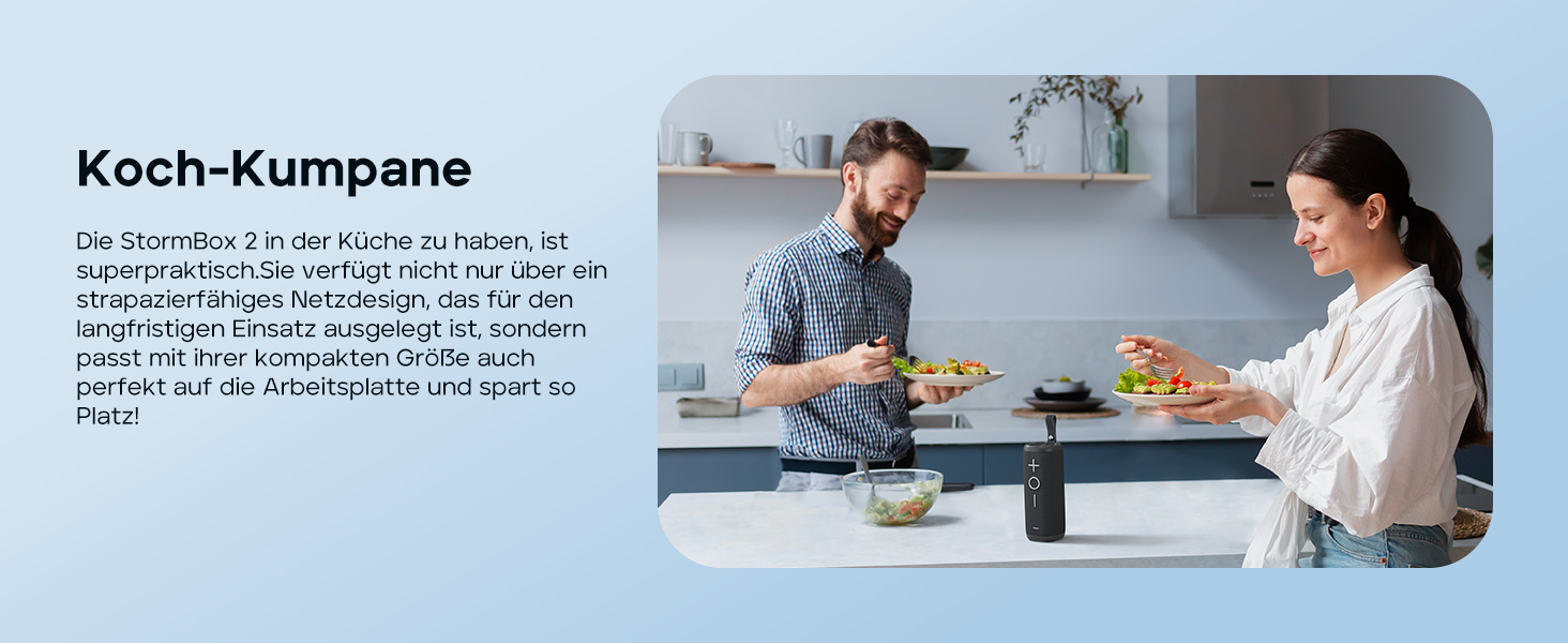 Tribit StormBox 2: Портативна Bluetooth колонка 34 Вт, IPX7, 24 год, XBass