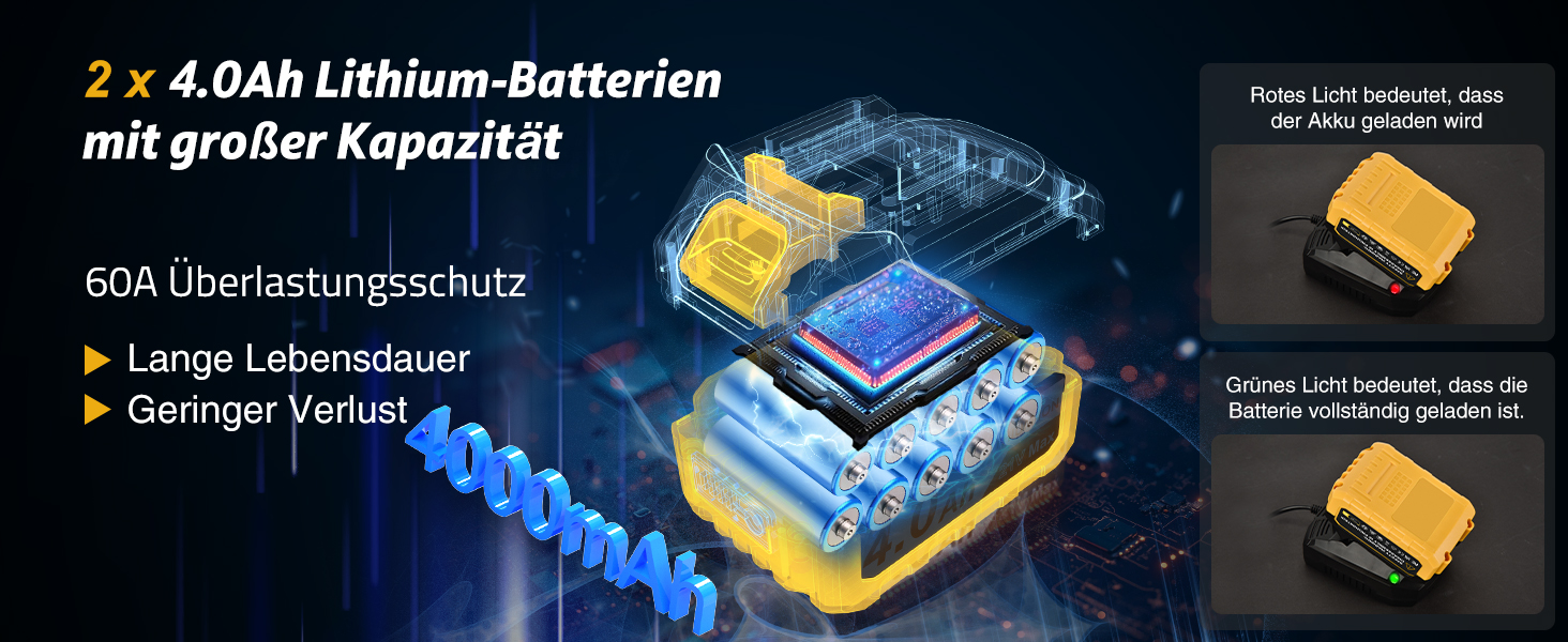 Акумуляторний дриль-шурупокрут SundpeyPRO 21V з ударною функцією, 120 Nm, 2 x 4000mAh, 20+3 ступені крутного моменту, 13 мм патрон, 2 швидкості, LED