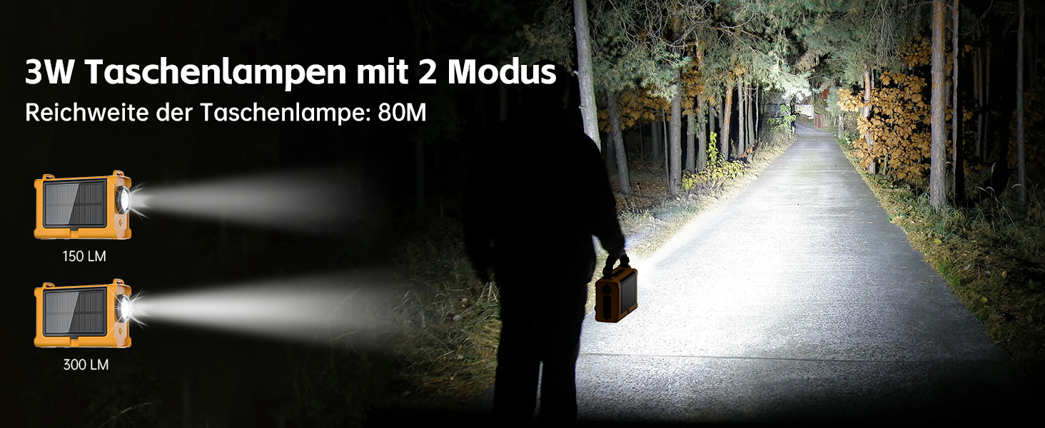 Радіоприймач MINORZ 12000mAh з ручкою, портативне радіо для надзвичайних ситуацій з великою сонячною панеллю, HiFi звук, AM/FM радіоприймач, SOS, ліхтарик та лампа для читання, IPX6 водонепроникний, ідеально підходить для кемпінгу та надзвичайних ситуацій, зелений (жовтий)