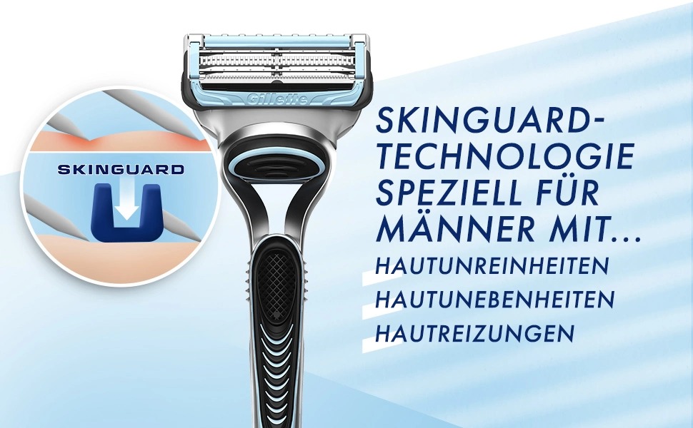Смінні касети для бритви Gillette SkinGuard Sensitive для чутливої шкіри, 11 шт, білий