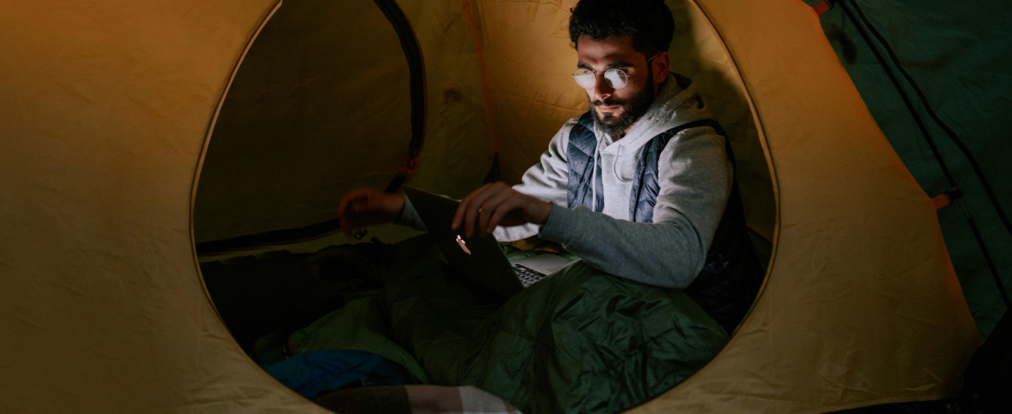 Сплячий мішок 3-4 сезони Ultraleicht Mumienschlafsack (800г/1600г) для дорослих - Outdoor, Camping, Trekking, Indoor, блакитний