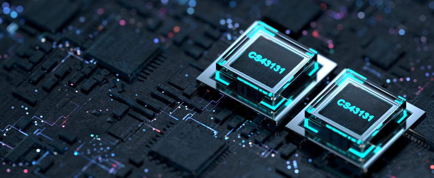 Портативний ЦАП та підсилювач навушників Fosi Audio DS2 з ES9038Q2M, підтримка PCM 32-bit/768kHz та DSD512, 3.5mm та 4.4mm виходи, Hi-Fi аудіо, USB ЦАП для навушників