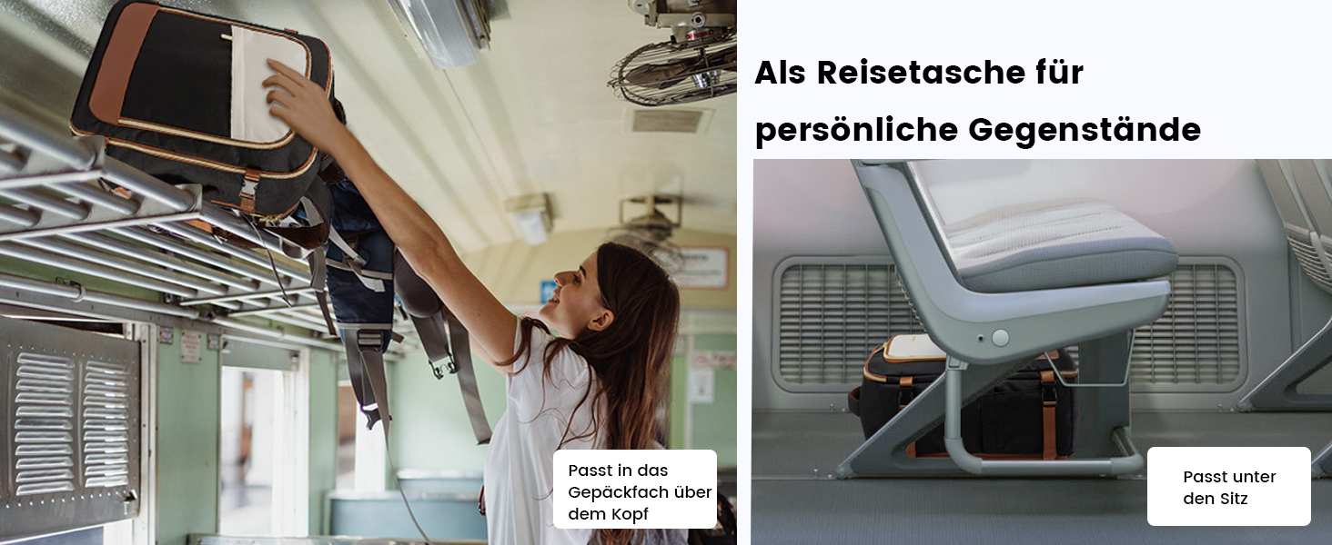 Рюкзак LOVEVOOK для ручної поклажі в літак, 40L, водонепроникний, для жінок, з відділенням для взуття та ноутбука 17.3 дюймів, бежевий + хакі