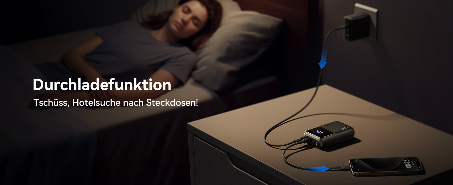 Power Bank INIU 100W 25000mAh USB-C: для ноутбуків, iPad, iPhone, DJI, камер | 25000 mAh