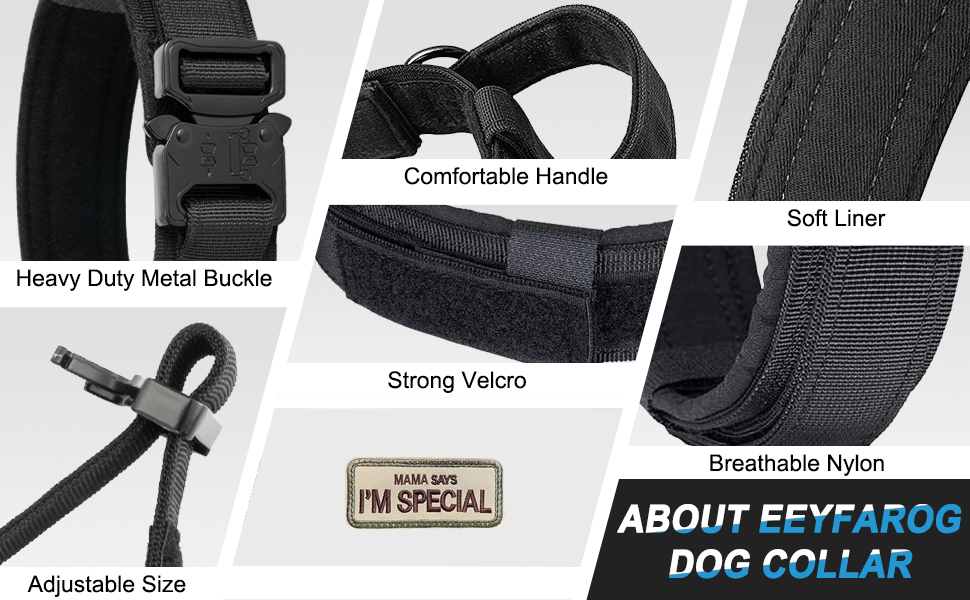 Нашийник для собак Eeyfarog, регульований з контролем, сірий, XL
