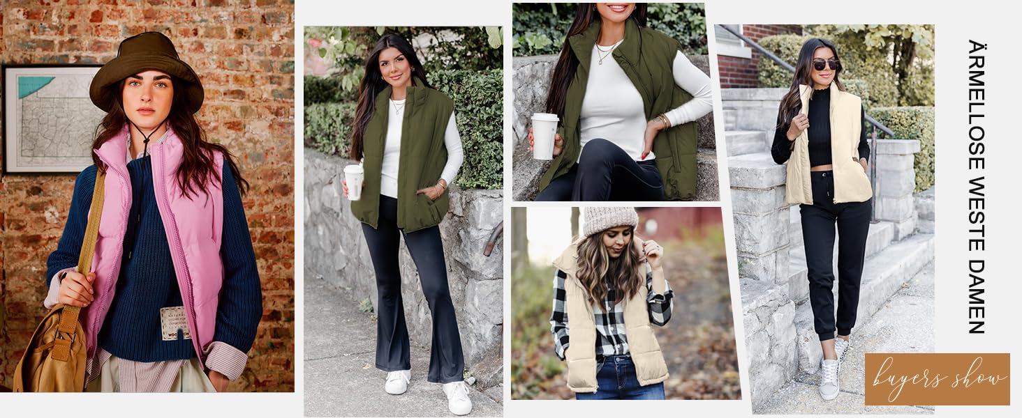 Жіноча жилетка Fengbay Reitweste: безрукавна, з коміром-стійкою, легка, стьобана, з утеплювачем, для осені та зими, чорна, розмір M