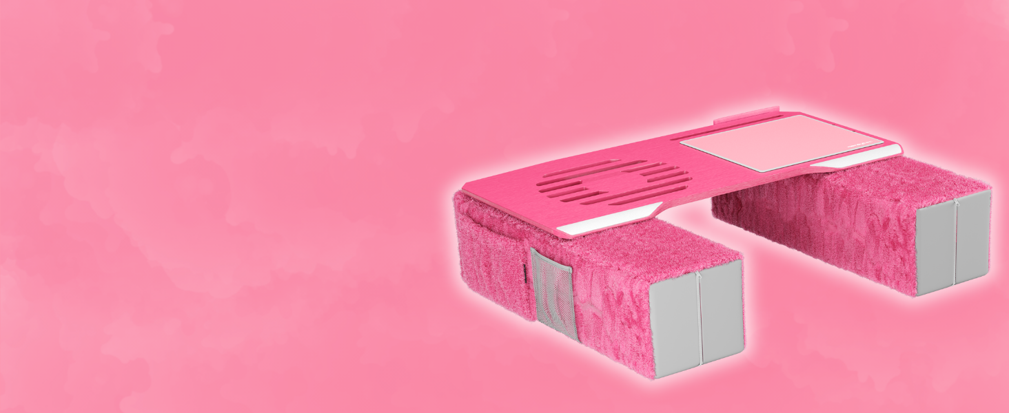 Підставка для ноутбука Couchmaster CYWORX - ергономічний стіл для дивану, софи та ліжка (рожевий)