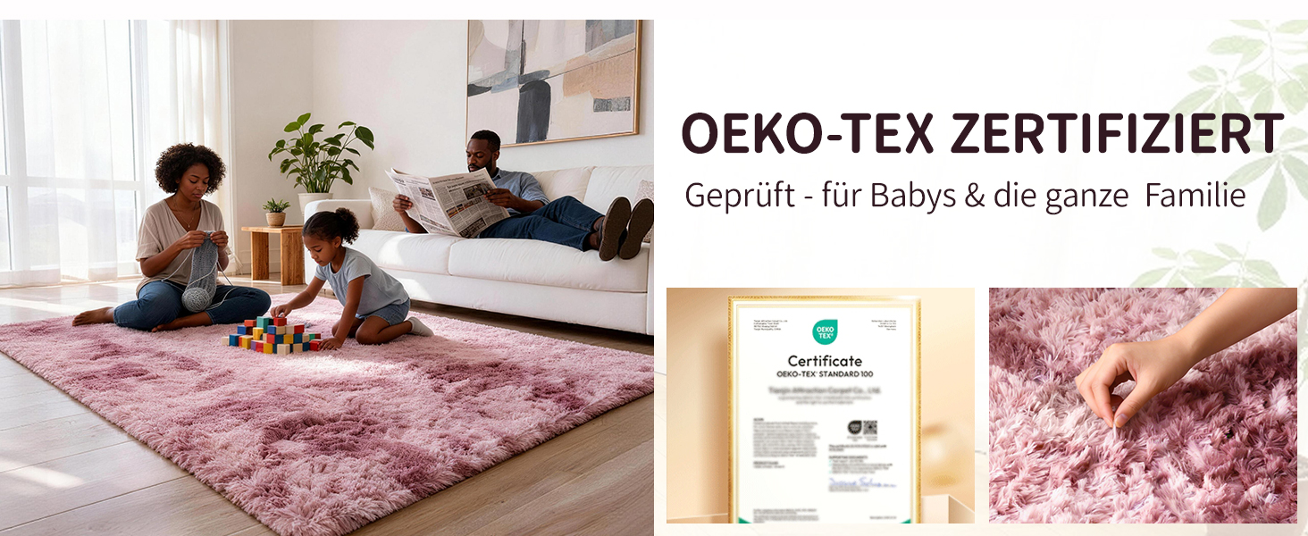 Килим круглий 100 см, миючий, антиковзний, високий ворс, для дитячої кімнати, м'який плюшевий килим (Батік Рожево-ліловий, 160x230 см, прямокутний)