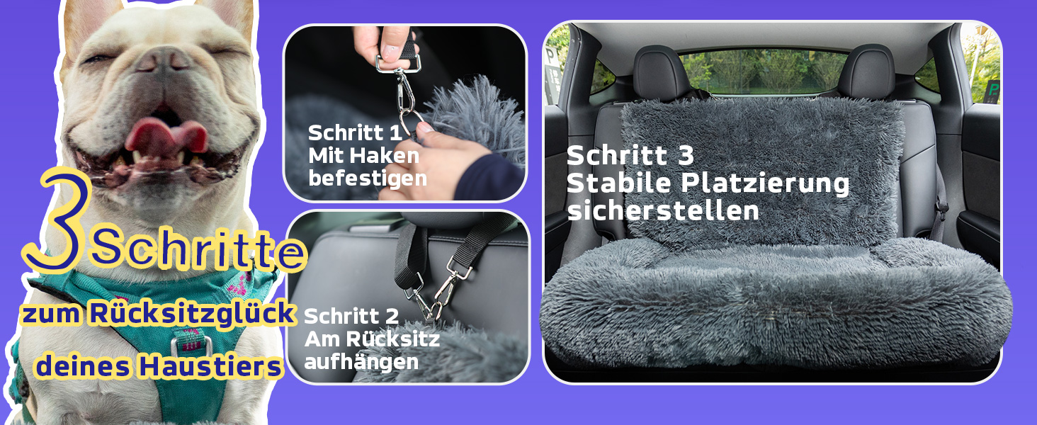 Захист для дивана Mora Pets: м'яка собача подушка, водовідштовхувальний килимок для собак, 89 x 112 x 15 см (4-в-1), сірий