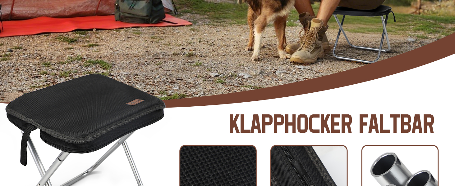 Складний туристичний стільчик для кемпінгу з алюмінію, міні-стілець для відпочинку на природі, риболовлі, пляжу та саду