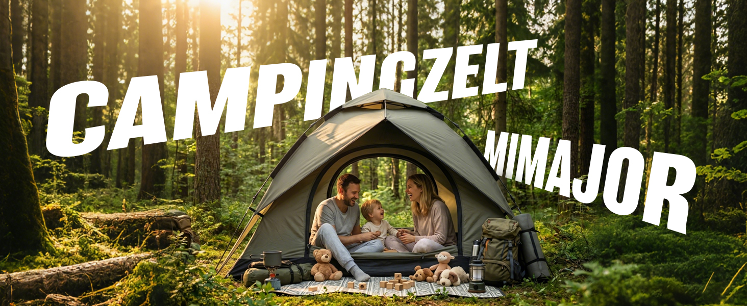 Намет кемпінговий Zelt Pop Up 2/3/4 особи, автоматичний швидкий монтаж, водонепроникний 3500мм, вітростійкий, двошаровий купол для кемпінгу, туризму та трекінгу