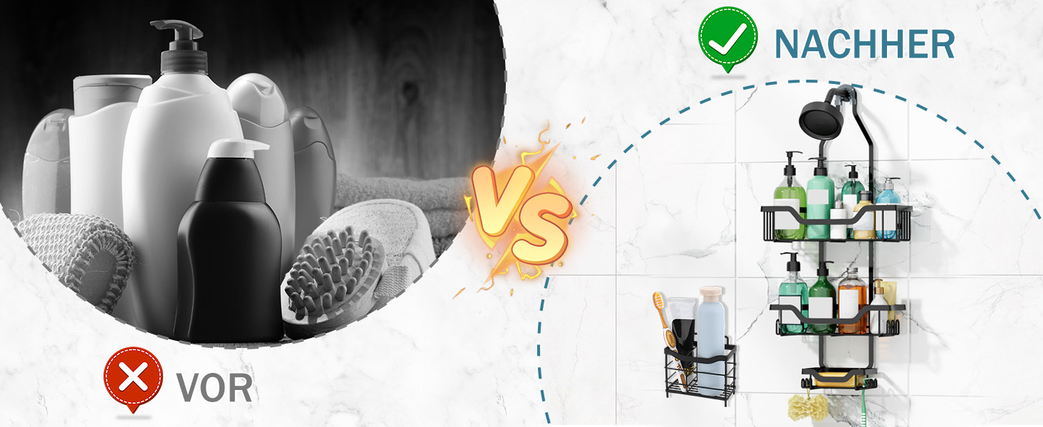 Настінна поличка для душу з тримачем для зубних щіток, нержавіюча сталь, 12 гачків, без свердління, органайзер для ванної кімнати