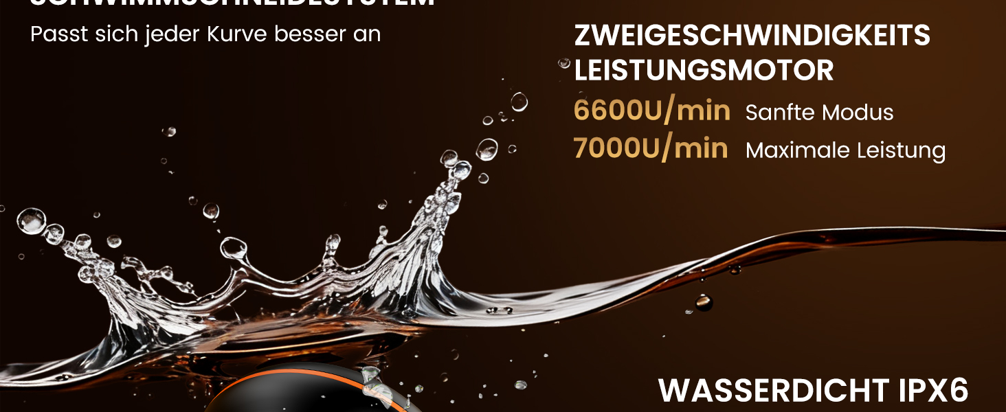 Електрична бритва для голови MAXGROOM 7D: водонепроникна, магнітна, з Type-C зарядкою, чорна
