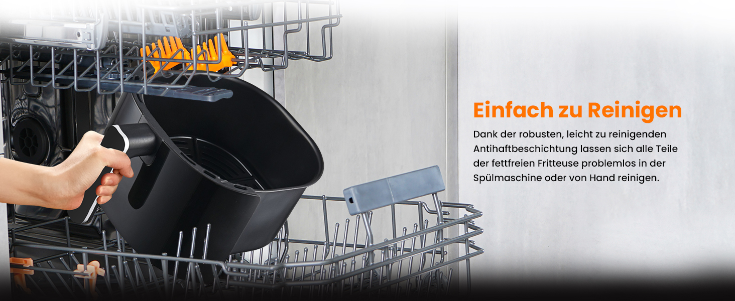 Аерофритюрниця Extralink 4.2L, 1400W з 10 функціями приготування, LED-сенсорний екран, економія енергії, 90% менше жиру