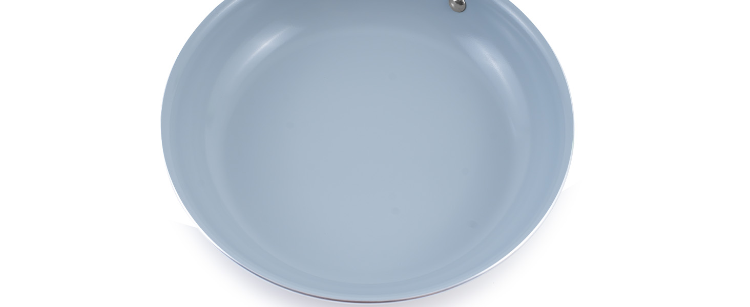 Набір сковорідок з керамічним покриттям 20, 24, 28 см - антипригарні, для індукційних плит, без PTFE, PFOA, PFOAS