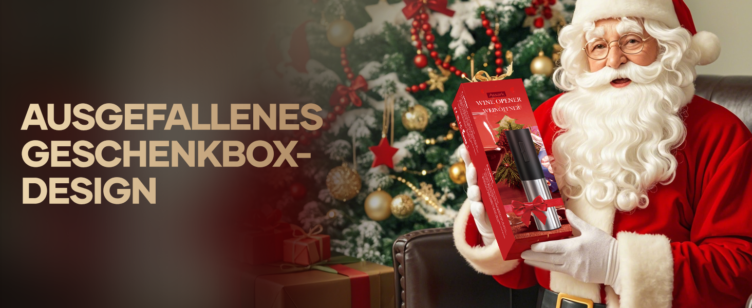 Електричний відкривачка для вин Assark, набір: автоматичний відкривачка, фольєзоріз, USB-кабель, вакуумні пробки та виливає для вина. Ідеальний подарунок!