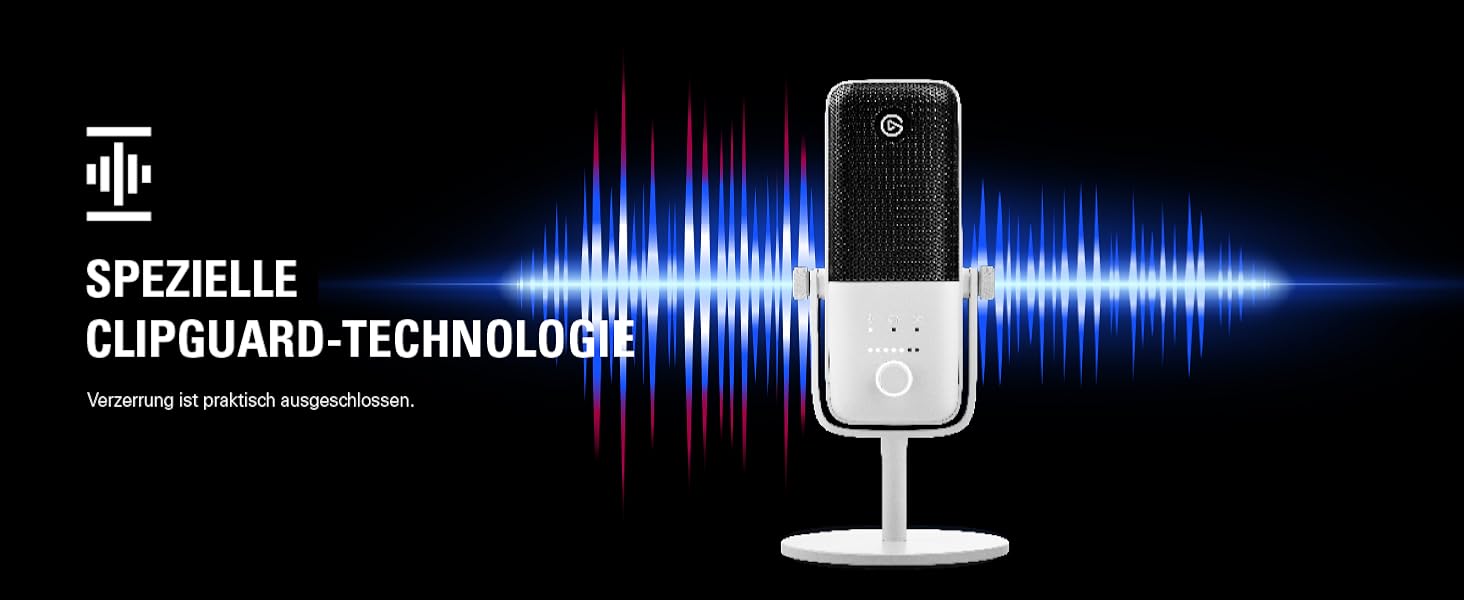 Мікрофон Elgato Wave:3 White - USB конденсаторний для стрімінгу, подкастів, геймінгу та роботи. З безкоштовним ПЗ