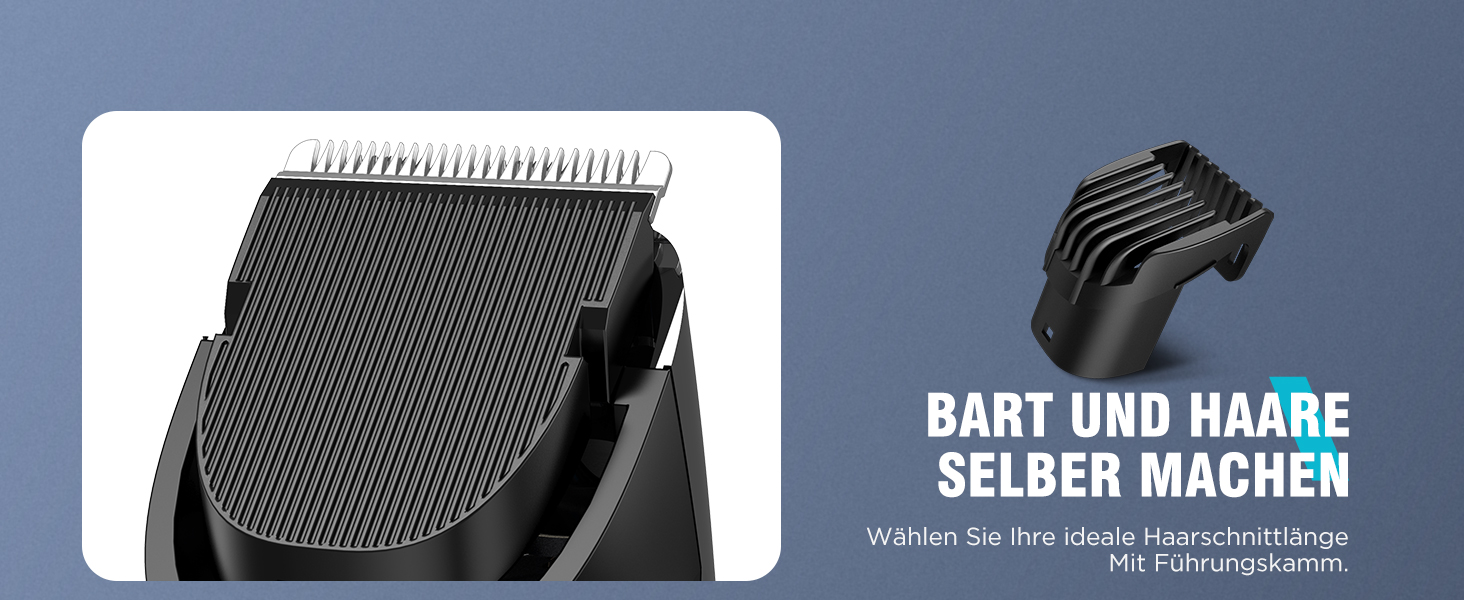 Електричний триммер для бороди Barttrimmer Herren: триммер, шавер, для тіла, USB