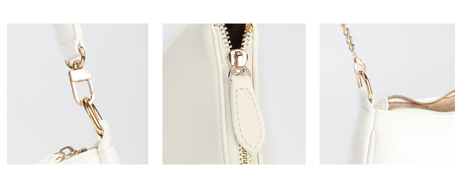 Жіноча сумка Kleine Handtasche: чорна сумка через плече з PU-шкіри, знімний ланцюжок, 26x7x15 см