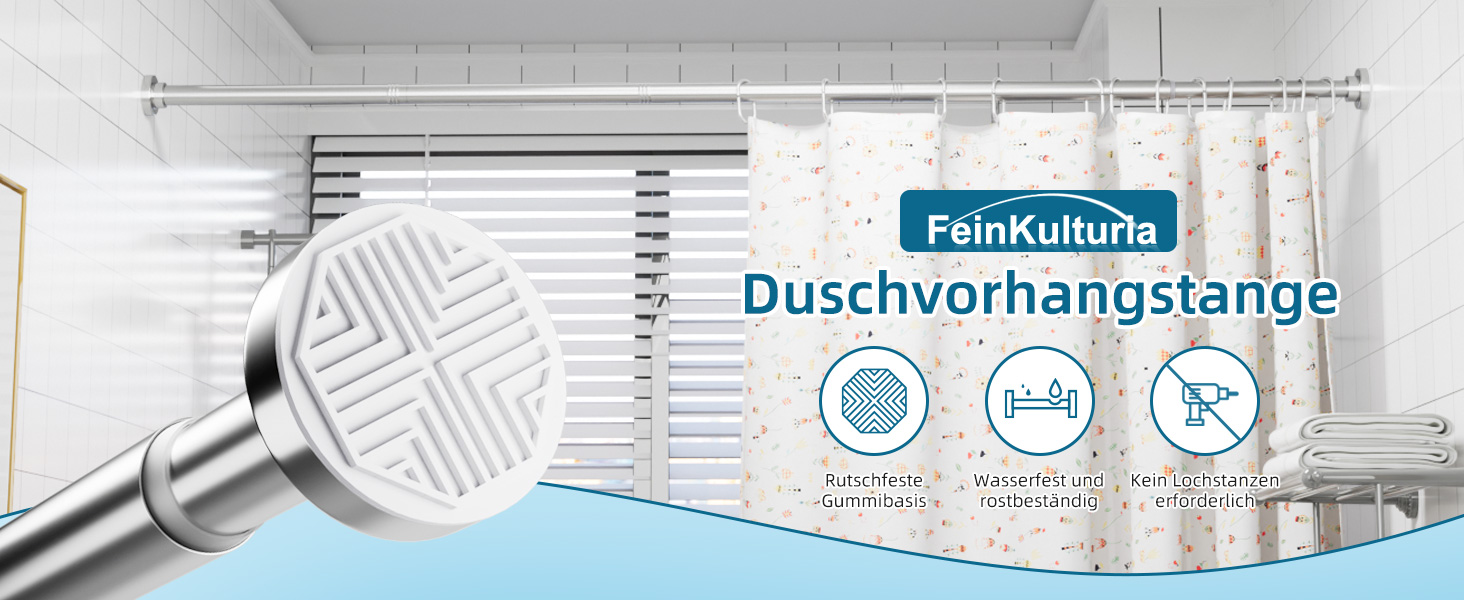 Штанга для душу без свердління з нержавіючої сталі, телескопічна, регульована, 70-195 см, для ванної кімнати, вікна, шафи, срібна