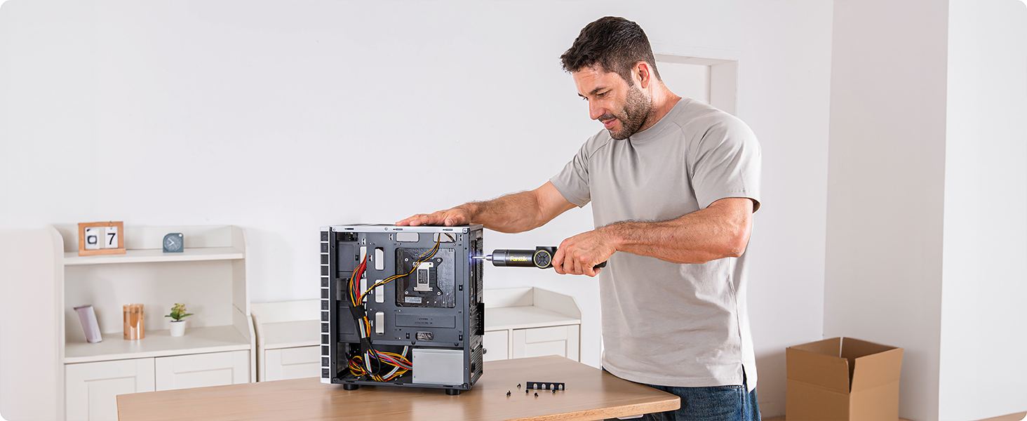 Fanttik Fold S1 APEX: Акумуляторний шуруповерт 3.7V з дисплеєм, регулюванням швидкості та шісткунтом 1/4 дюйма – ідеальний інструмент для DIY