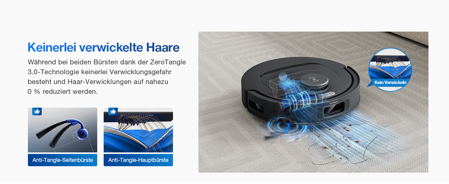 Робот-пилосос ECOVACS DEEBOT T30S PRO з функцією миття, 11000 Па, технологія ZeroTangle, миття гарячою водою 70°C, TruEdge™ для миття країв, акумулятор 6400 мАг, уникнення перешкод за допомогою AI (T30C OMNI Gen2 S)