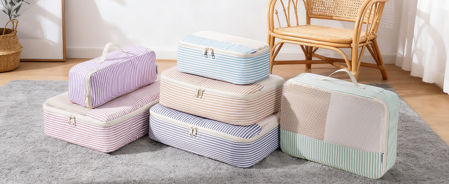 Набір органайзерів для валізи Narwey (7 шт.), кубики для пакування, органайзер для рюкзака, аксесуари для подорожей