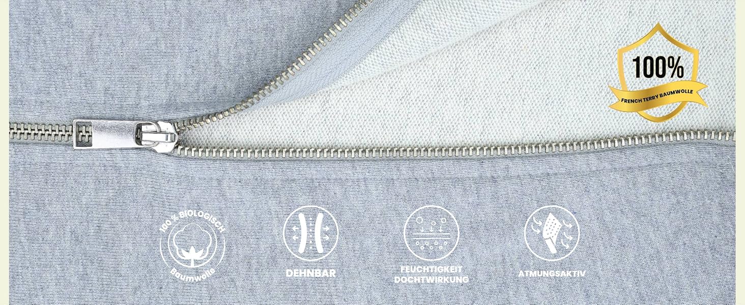 Зіп-худі SoftSpun унісекс, 100% бавовна, колір Heather Grey, розмір S