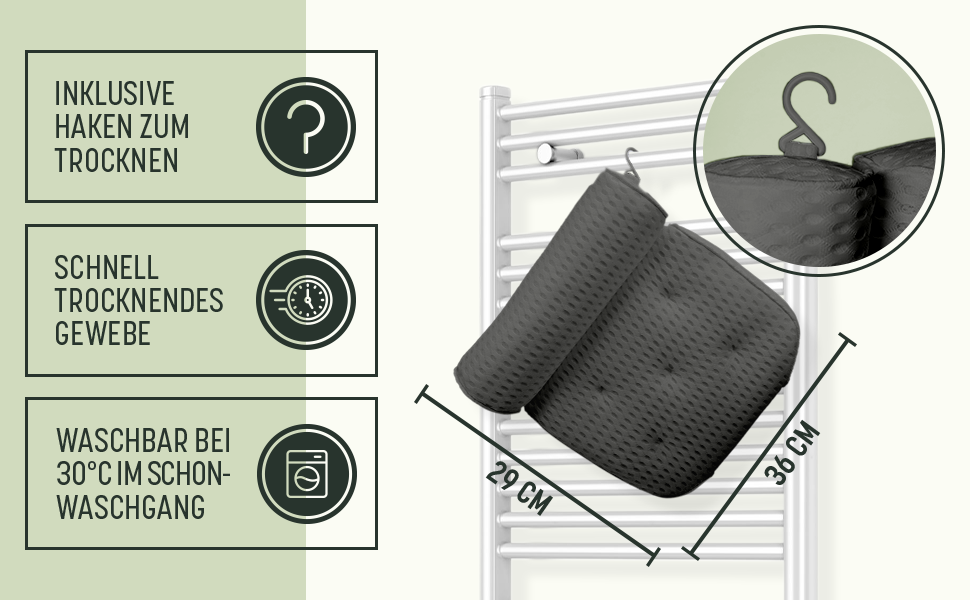 Подушка для ванни SilverRack, м'яка 4D, біла, з присосками, ергономічна, аксесуар для ванни