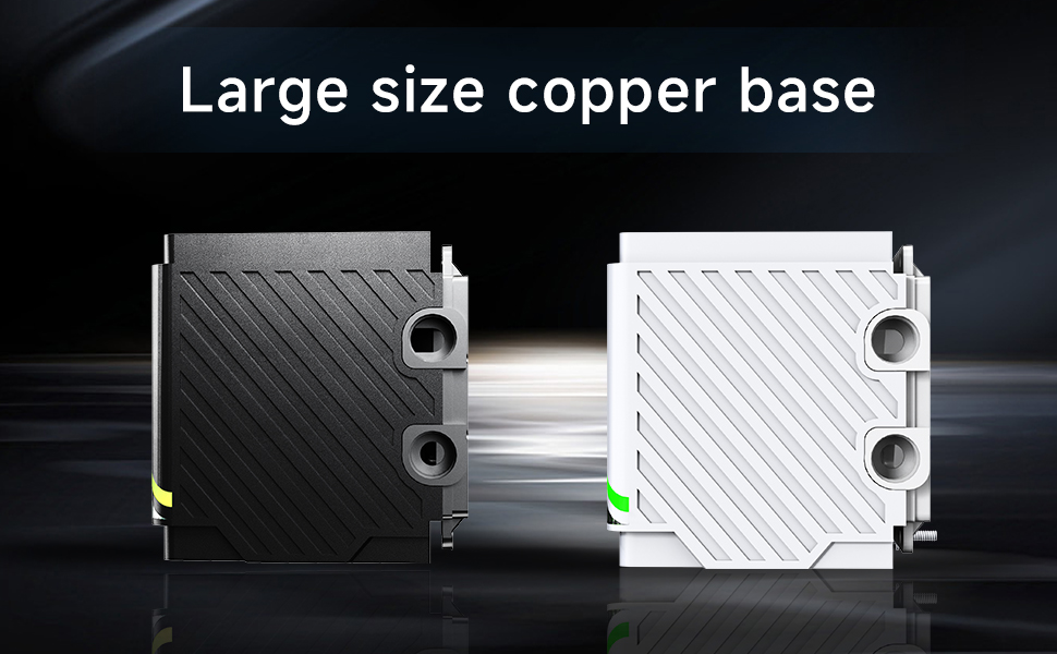 Jungle Leopard ProFlow AIO: 240мм водяне охолодження з LCD-дисплеєм, ARGB вентилятор, підтримка AM4/AM5/LGA1851/1700 (Чорний)