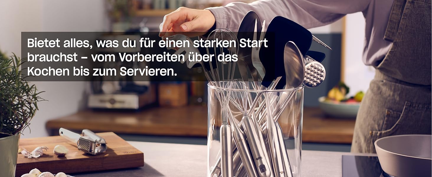 Віночок кухонний Fissler Essential Edelstahl 21 см для збивання, нержавіюча сталь, з петелькою для підвішування, можна мити в посудомийній машині