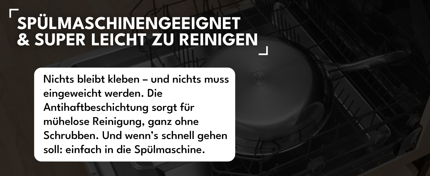 Набір сковорідок Onyx Cookware 24+28 см | Сковороди з антипригарним покриттям для індукційних плит | Сковороди для всіх типів плит | Стійке до подряпин антипригарне покриття | 3-шарова сталь/алюміній | Можна використовувати в духовці до 260°C | Без PFAS