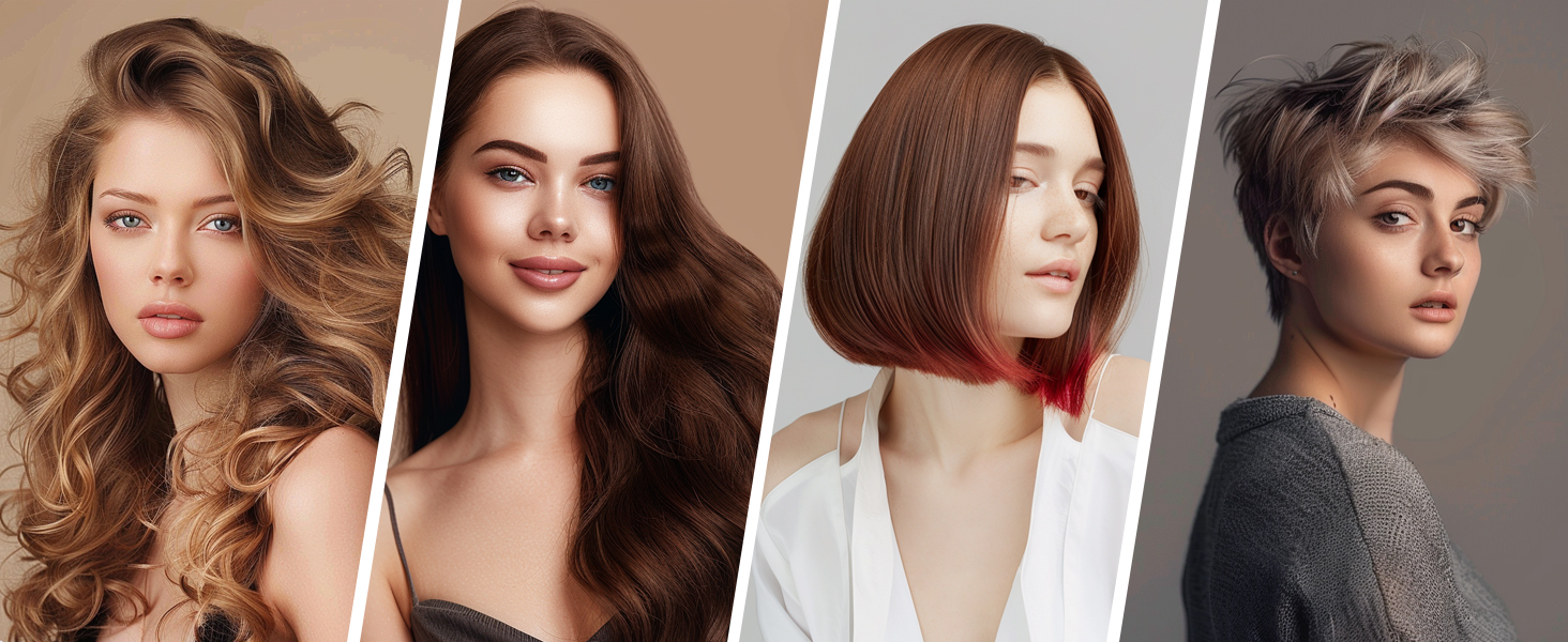 Фен 2000W з 2 режимами температури та 2 швидкостями, насадкою-концентратором, з кнопкою холодного повітря, для дому, салону краси, у подорожі, сірий